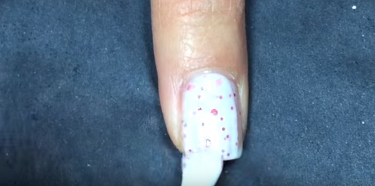 mẫu nail kẹo xoáy