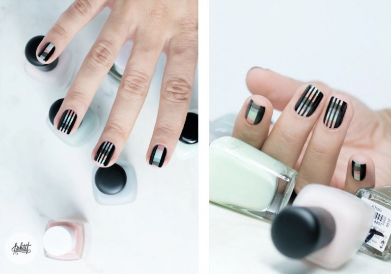 mẫu nail sọc 4