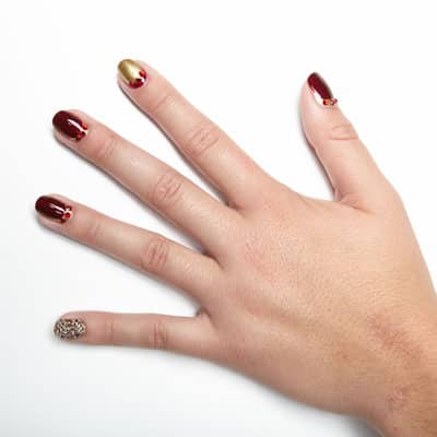 mẫu nail hoàng gia