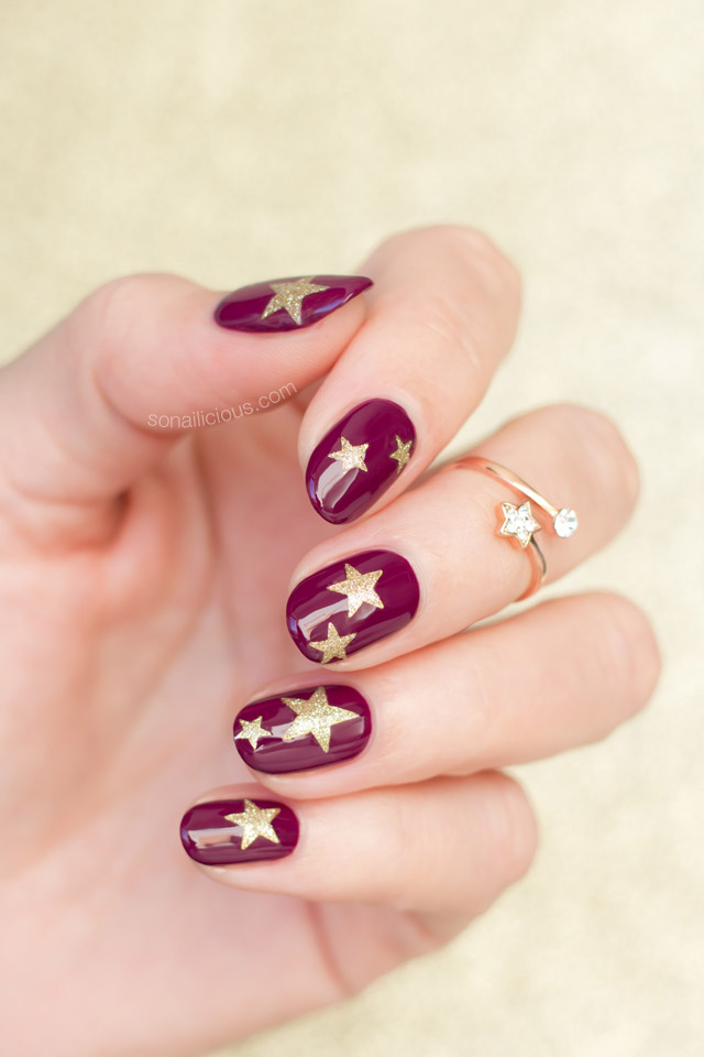 easy-nail-art-starry-nails