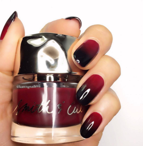 black-scarlet-ombre-nails