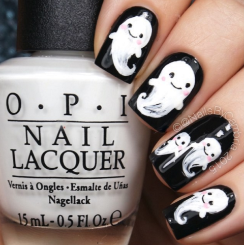 ghost-nail-art