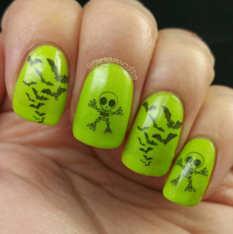 30 mẫu nail Halloween