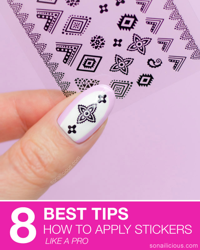 Cách sử dụng sticker dán móng thật chuyên nghiệp: 8 mẹo hay nhất |  NailsVietnam – Xu Hướng Nail Zone
