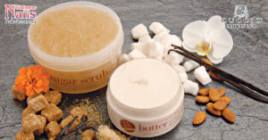 Chăm sóc da với đường tẩy tế bào chết và sáp dưỡng thể hương vani từ thương hiệu CUCCIO| NailsVietnam